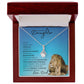 Daughter from Dad (Lion Blue Card) -Alluring Beauty Necklace