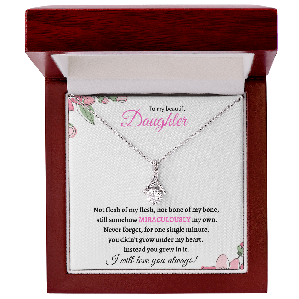 Nonbiological / Adopted Daughter (Pink Card)- Alluring Beauty Necklace