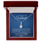 Smokin' Hot Soulmate (Blue Card) - Alluring Beauty Necklace
