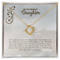 Bonus Daughter (DNA Card) - Love Knot Necklace