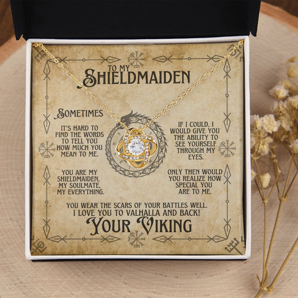 Alluring Beauty Necklace - Viking - To My Shield Maiden - You Are My B -  Gifts Holder