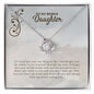 Bonus Daughter (DNA Card) - Love Knot Necklace