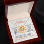 To My Sunshine (For Bonus Daughter) - Love Knot Necklace