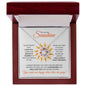 To My Sunshine (For Neice) - Love Knot Necklace