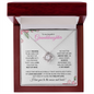 Granddaughter (Pink Card) - Love Knot Necklace