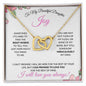 Private For Joy (Pink) - Interlocking Hearts Necklace