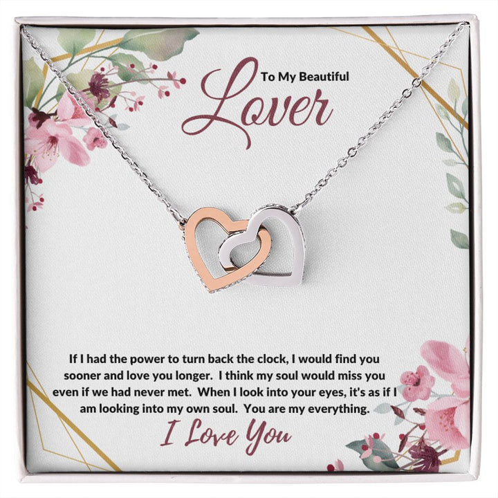 To Our Daughter - Never Forget - Interlocking Hearts Necklace - Walmart.com
