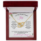 Private For Joy (Pink) - Interlocking Hearts Necklace