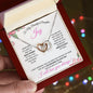 Private For Joy (Pink) - Interlocking Hearts Necklace