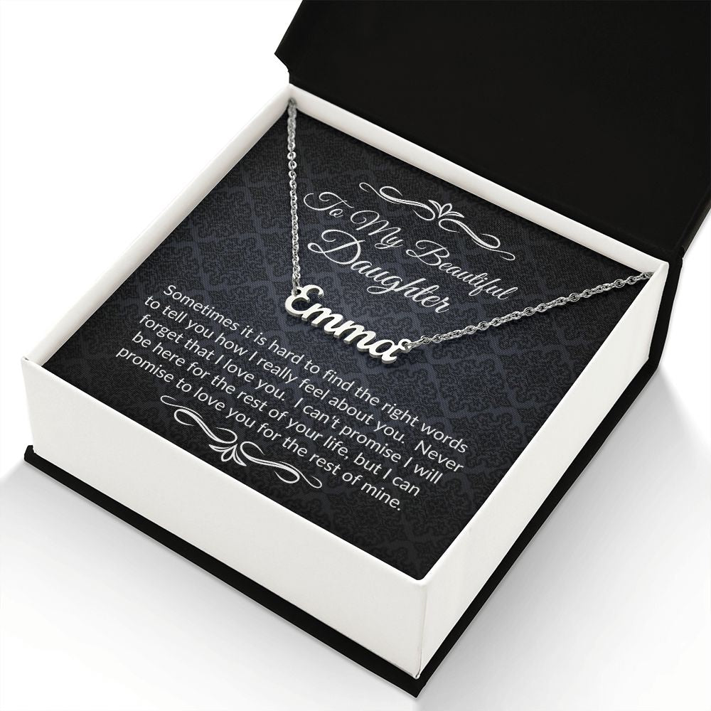 Private for Joy (Black Tapestry) - Name Necklace