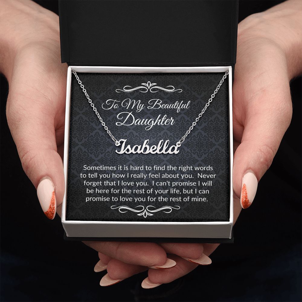 Private for Joy (Black Tapestry) - Name Necklace