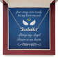 Your Wings were Ready (In Memory / Sympathy) - Custom Name Necklace