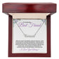 To My Amazing Best Friend (Purple Card ) - Custom Name Necklace