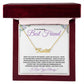 To My Amazing Best Friend (Purple Card ) - Custom Name Necklace