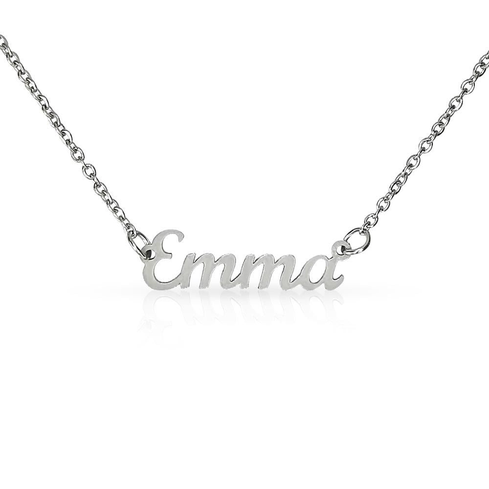 Custom Name Necklace (No Message Card) For daughter, granddaughter, sister, mother, aunt, niece, cousin, bestie, best friend, grandmother, wife, future wife, fiancé, lover, girlfriend - Custom Name Necklace