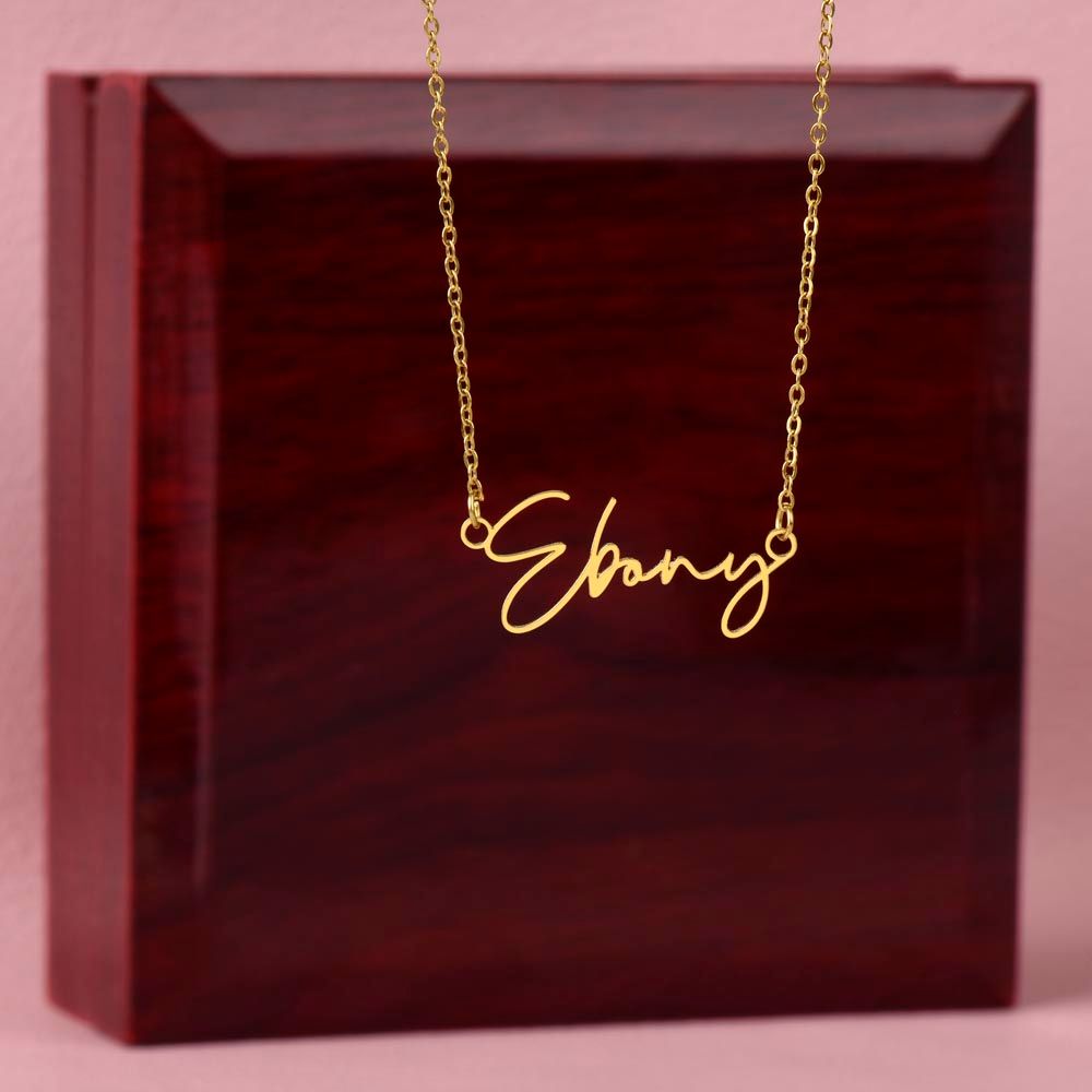 To My Beautiful Step Daughter / stepdaughter (Black Tapestry) - Script Name Necklace