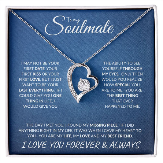 Soulmate (Blue Card) - Forever Love Necklace