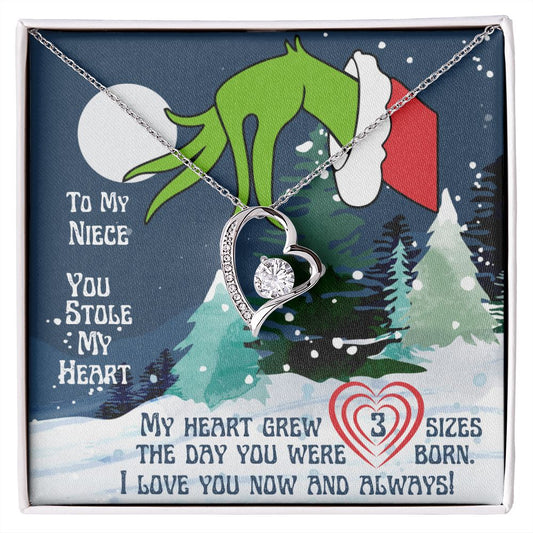 To My Niece (Grinch) - Forever Love Necklace
