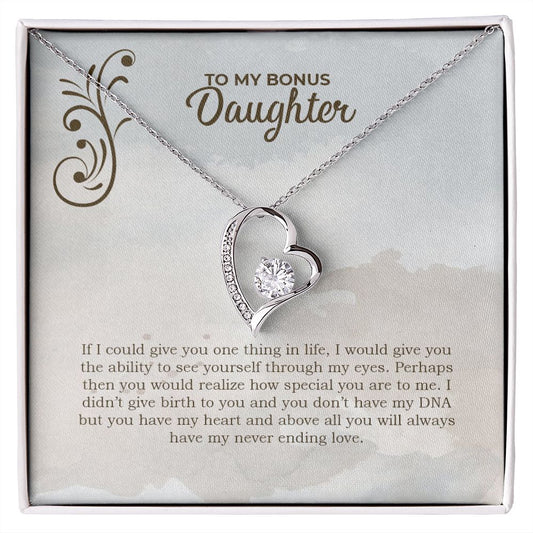 Bonus Daughter (DNA Card) - Forever Love Necklace