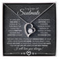Smokin' Hot Soulmate (Black Textured Card) - Forever Love Necklace