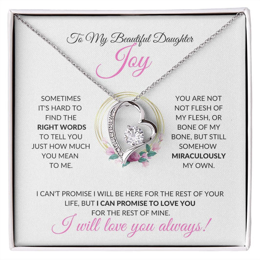 Private For Joy -(Pink Card) - Forever Love Necklace