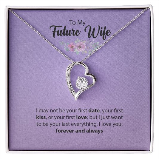 Future Wife / Fiancée (Purple Card) - Forever Love Necklace