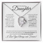 To My Amazing Daughter (Classic Black & White) - Forever Love Necklace