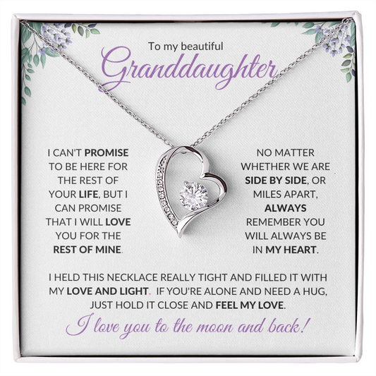 Granddaughter (Purple Card) - Forever Love Necklace