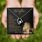 Beautiful Daughter (Black Lion Card) - Forever Love Necklace
