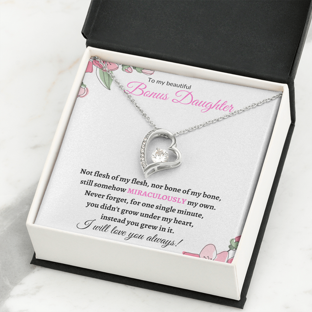 Bonus Daughter (Pink Card) - Forever Love Necklace