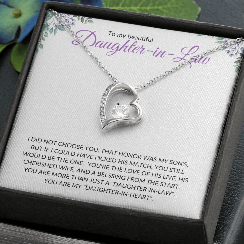 Daughter-in-Law (Purple Card) - Forever Love Necklace