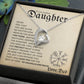 Daughter from Dad (Beige Viking Card) - Forever Love Necklace