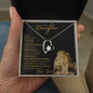 Beautiful Daughter (Black Lion Card) - Forever Love Necklace