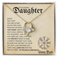 Daughter from Dad (Beige Viking Card) - Forever Love Necklace