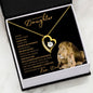 Beautiful Daughter (Black Lion Card) - Forever Love Necklace
