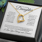 To My Amazing Daughter (Classic Black & White) - Forever Love Necklace