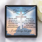 Granddaughter (Cross Card) - Stainless Cross Necklace