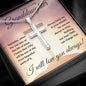 To My Amazing Granddaughter (Sunset Cross) - Stainless Cross Necklace