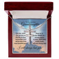 Granddaughter (Cross Card) - Stainless Cross Necklace